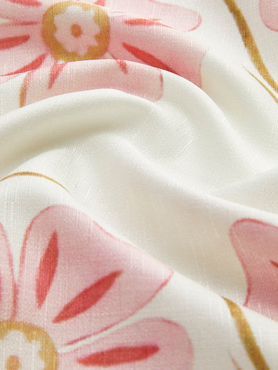 Ava - Romantic Print Sleeveless Short Dress