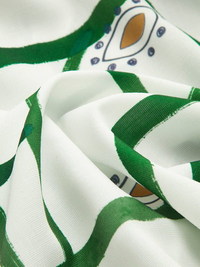 Julia - Print Drawstring Shorts Set