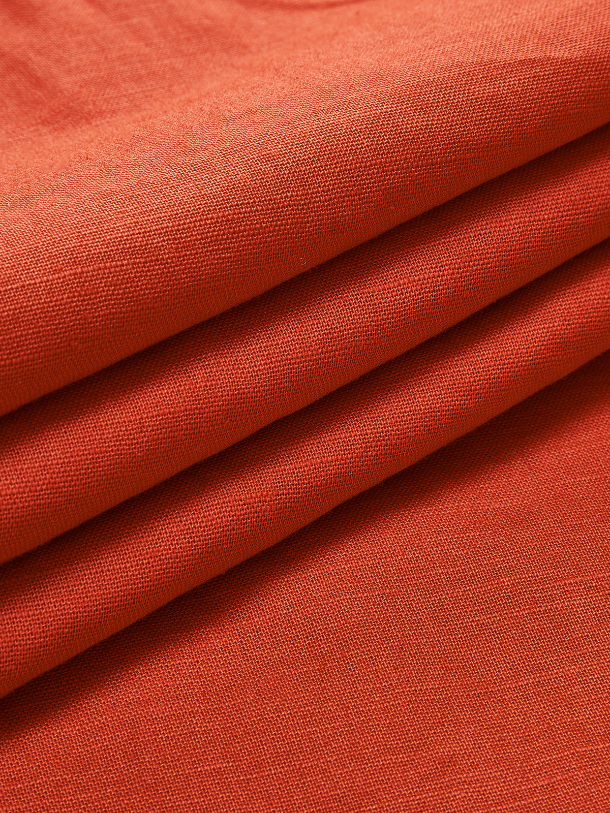 Clarise - Cotton & Linen V-Neck Short Dress