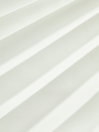 Charlotte - Solid Pleated Strapless Split Dress