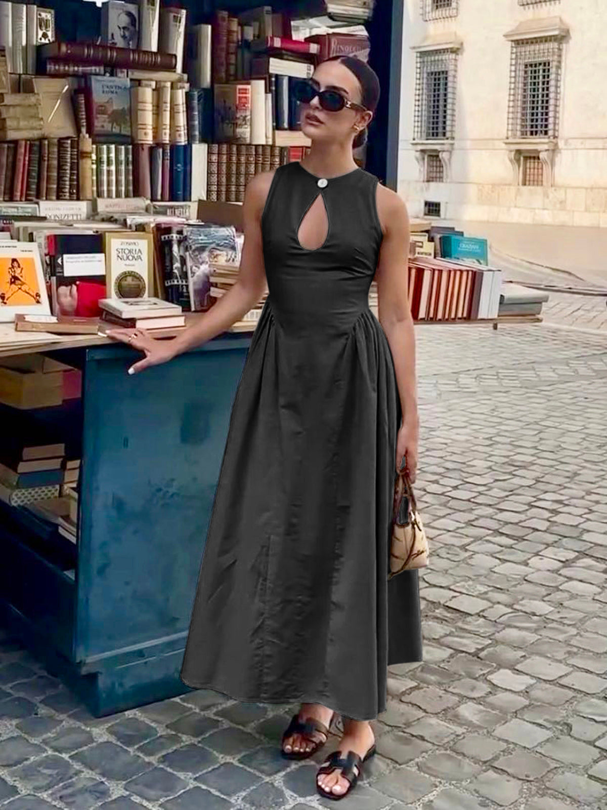 Hilary - Bohemio Cutout Long Dress