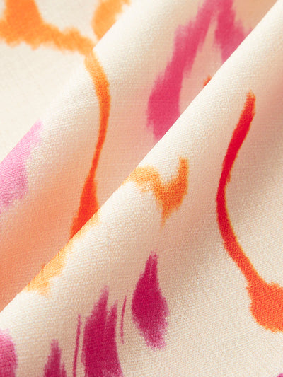 Nora - Embroidered Boho Tassel Tie Cami Top