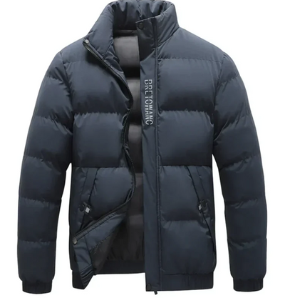 Men's Puffer Jacket with High Neck Insulation - Dante