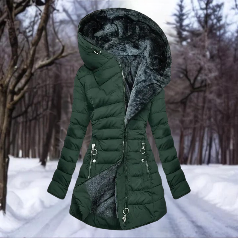 Esmeralda - Elegant plush coat for women