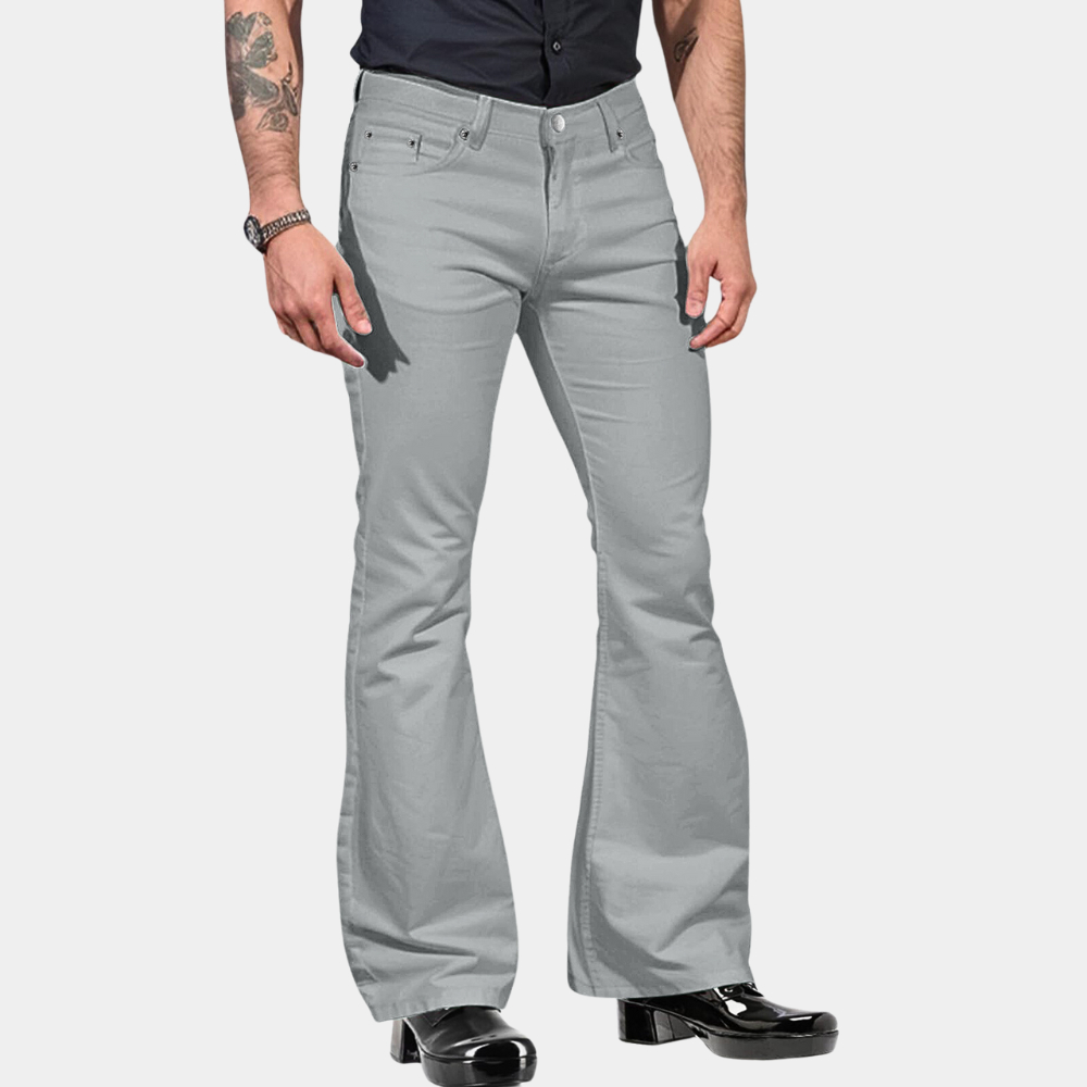Linn - Retro flare trousers for men