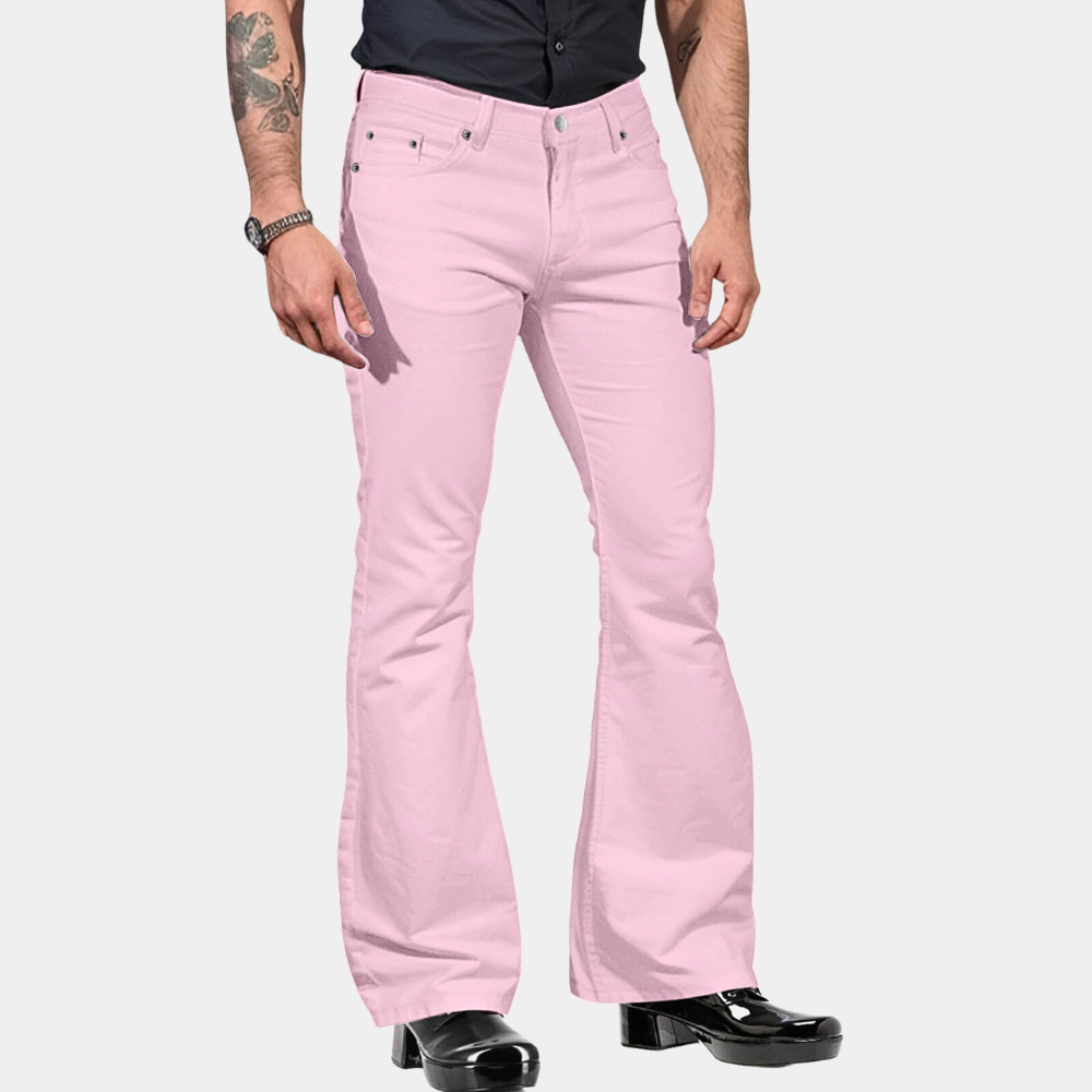 Linn - Retro flare trousers for men