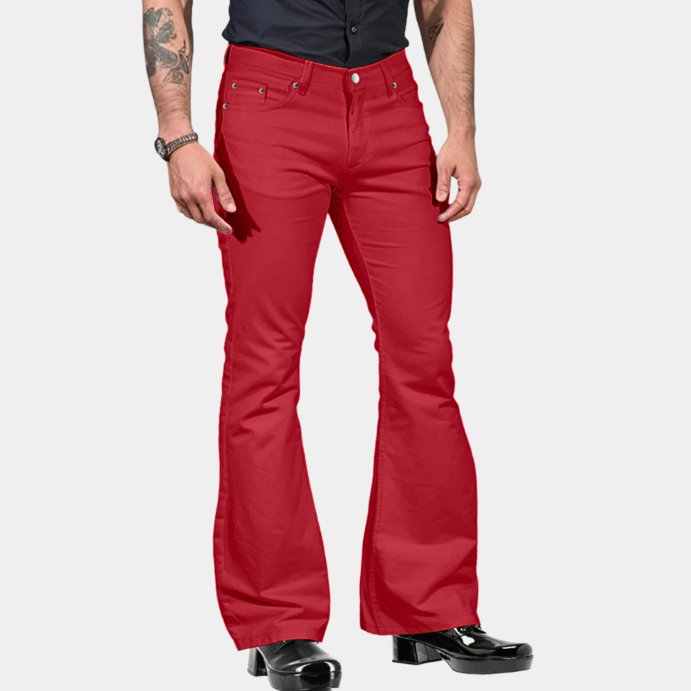 Linn - Retro flare trousers for men