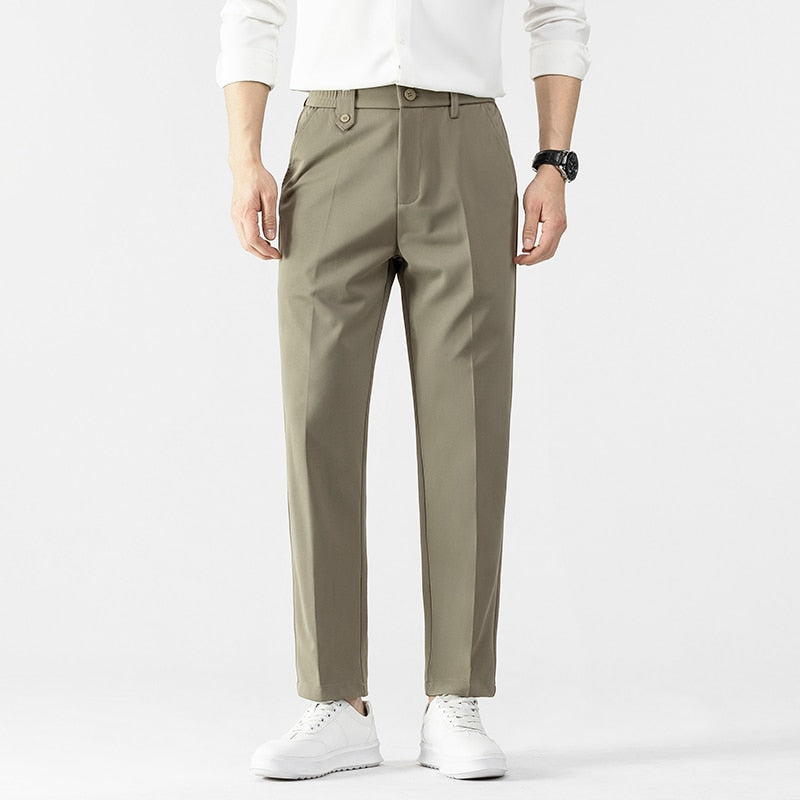 Manux - Stretch fit trousers