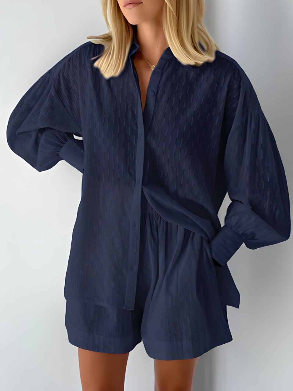 Elena - Elegant shirt and shorts