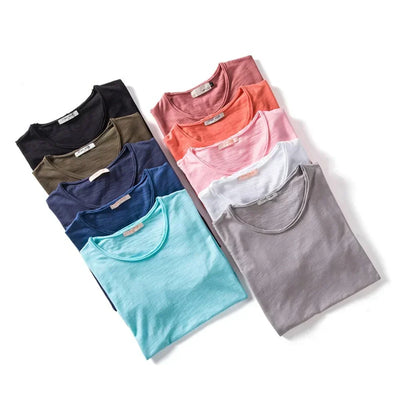 Men's Lightweight Cotton Crew Neck T-Shirt - Lurca