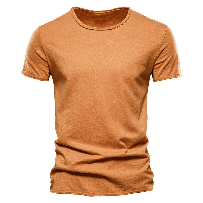 Men's Lightweight Cotton Crew Neck T-Shirt - Lurca