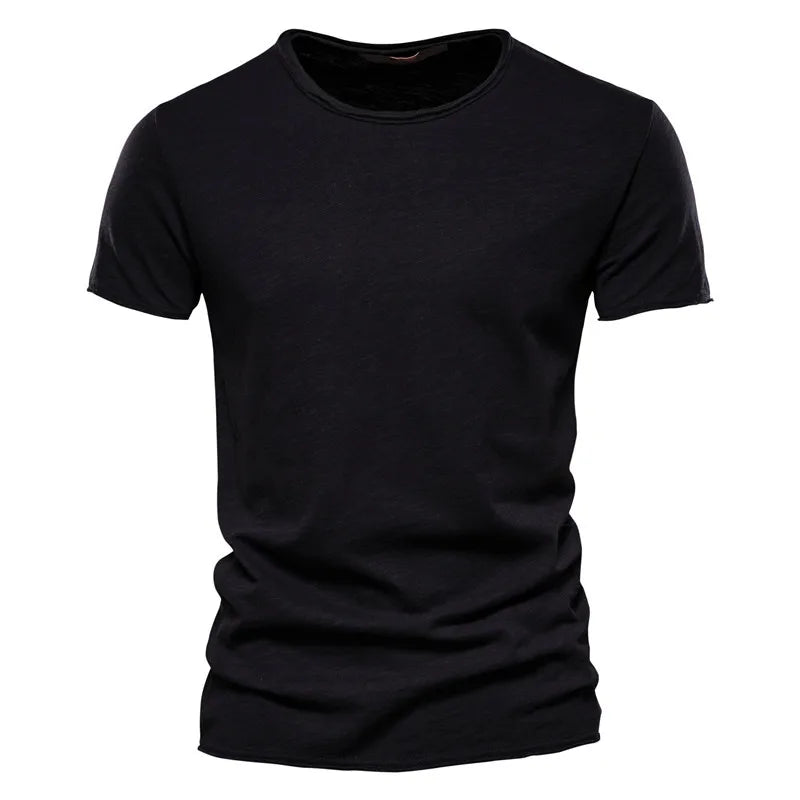 Men's Lightweight Cotton Crew Neck T-Shirt - Lurca