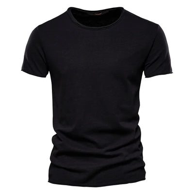 Men's Lightweight Cotton Crew Neck T-Shirt - Lurca