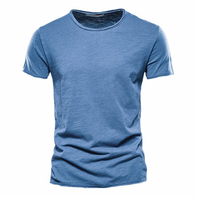 Men's Lightweight Cotton Crew Neck T-Shirt - Lurca