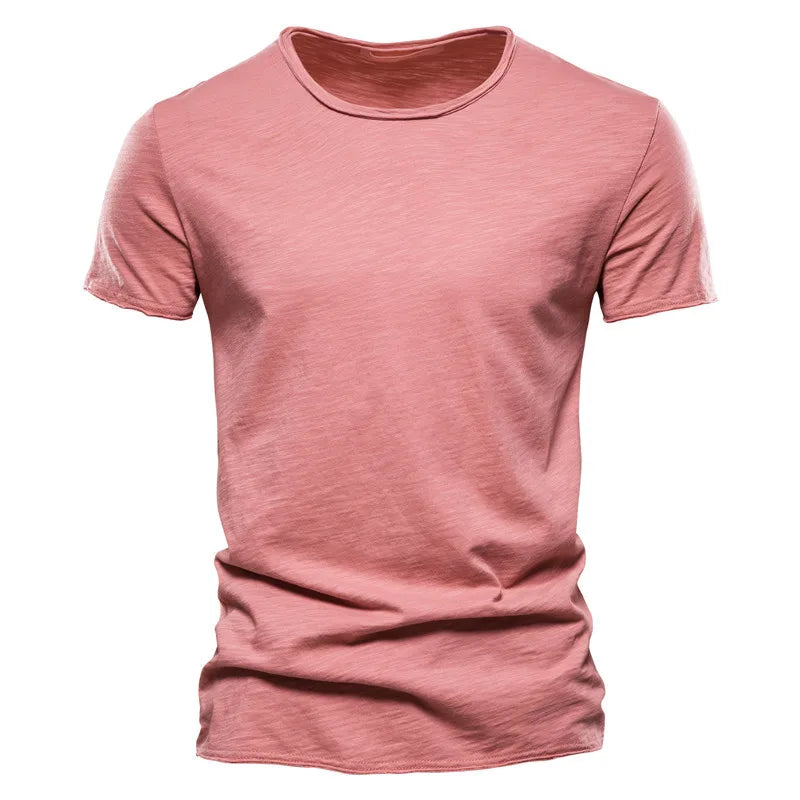 Men's Lightweight Cotton Crew Neck T-Shirt - Lurca