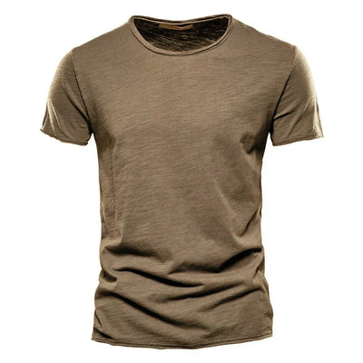 Men's Lightweight Cotton Crew Neck T-Shirt - Lurca
