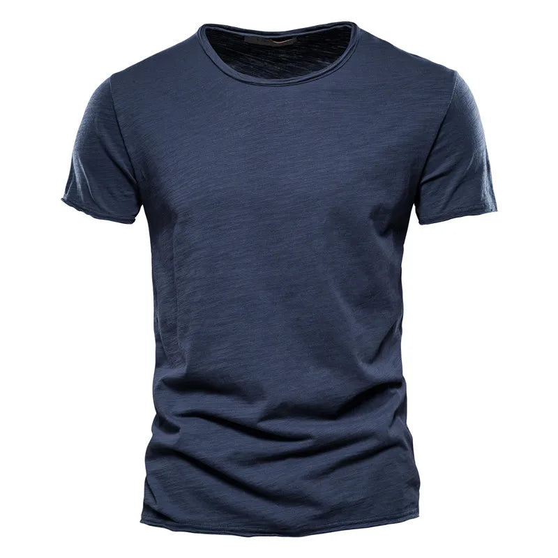 Men's Lightweight Cotton Crew Neck T-Shirt - Lurca