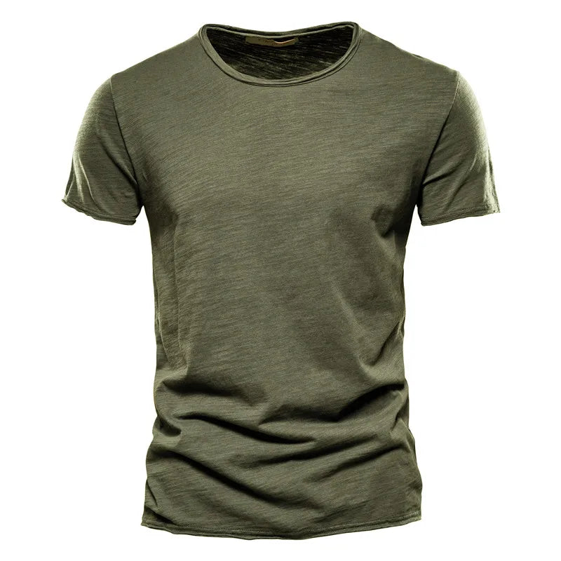 Men's Lightweight Cotton Crew Neck T-Shirt - Lurca