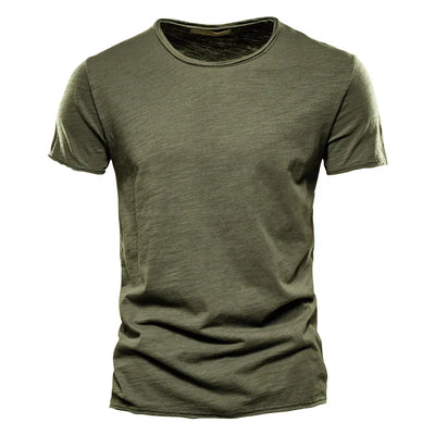 Men's Lightweight Cotton Crew Neck T-Shirt - Lurca