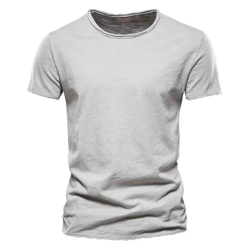 Men's Lightweight Cotton Crew Neck T-Shirt - Lurca