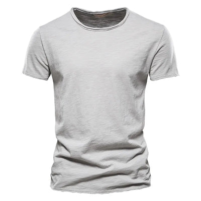 Men's Lightweight Cotton Crew Neck T-Shirt - Lurca