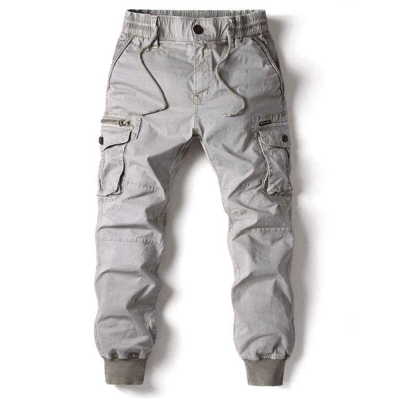 Modern cargo trousers for men