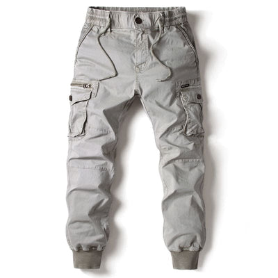 Modern cargo trousers for men
