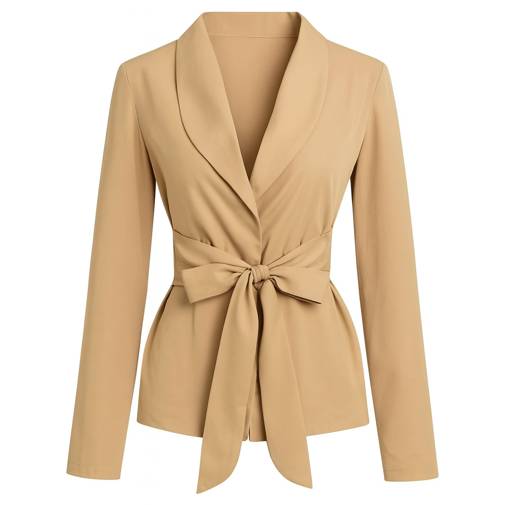 Women's blazer with front belt - Collie