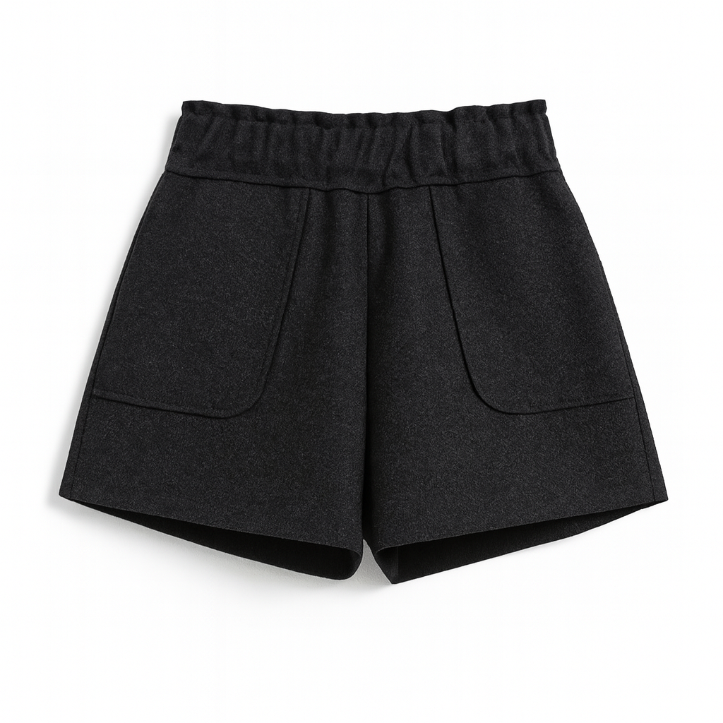 High rise shorts with wide pockets - Noelle