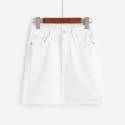 Women's denim short skirt - Auria
