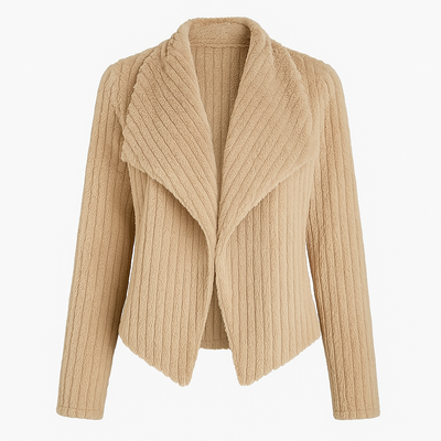 Open jacket in synthetic fur - Valmara