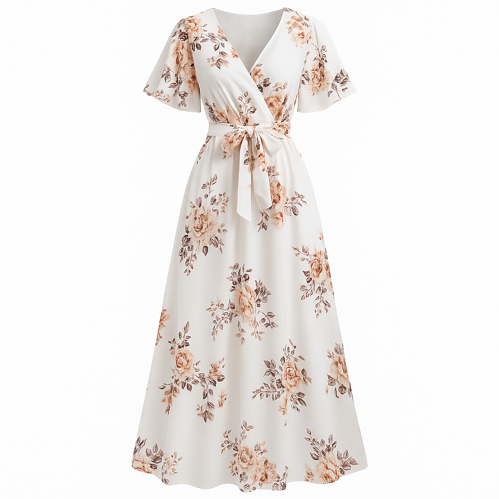 Floral long dress woman - Sorelia
