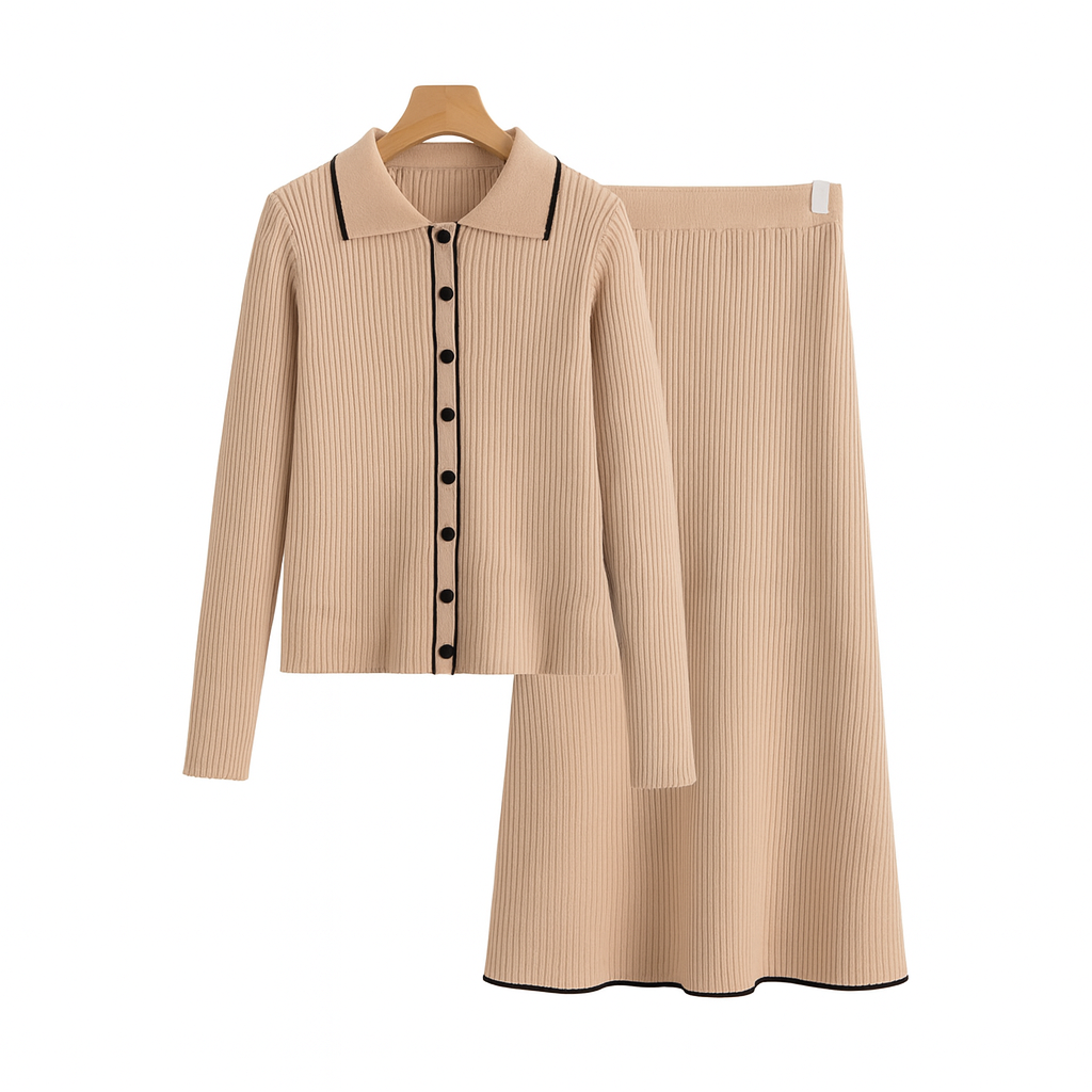 Women's knitted skirt set - Maelis