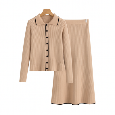 Women's knitted skirt set - Maelis