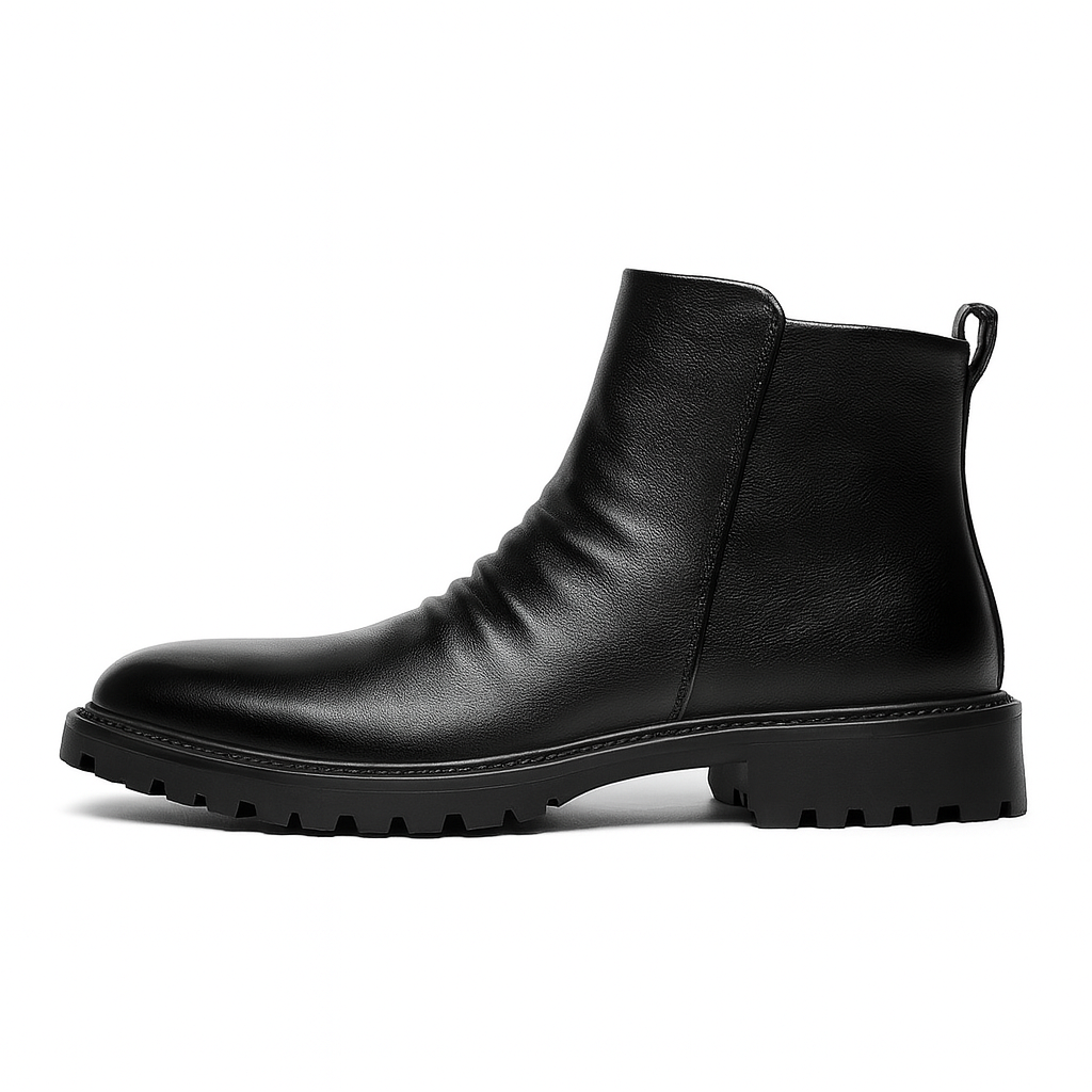 Men's leather ankle boots - Larenzo