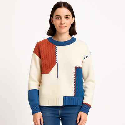 Patchwork sweater man - Renloch