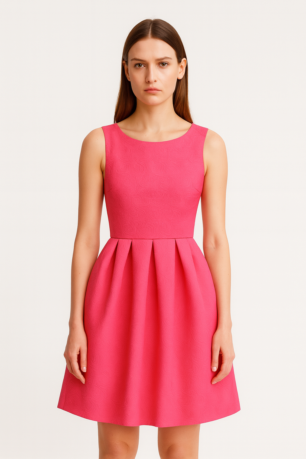 Flared sleeveless party dress - Celinne