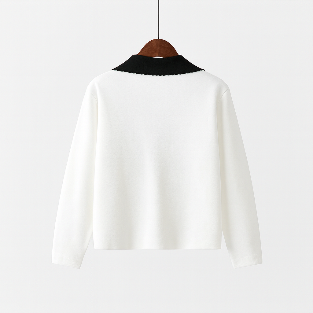 Short structured knitted jacket - Irène