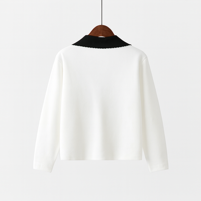 Short structured knitted jacket - Irène