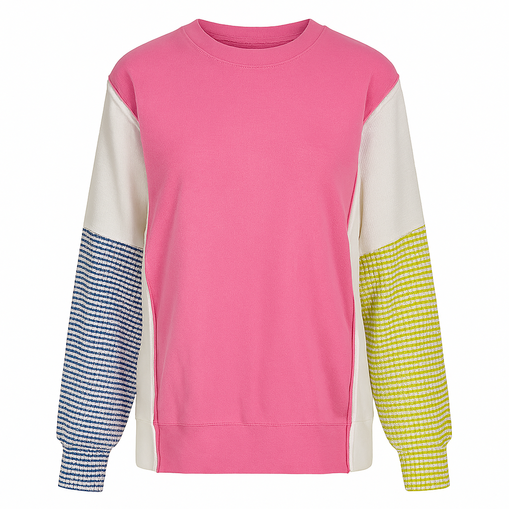 Multicolor long-sleeved casual sweatshirt - Maelis