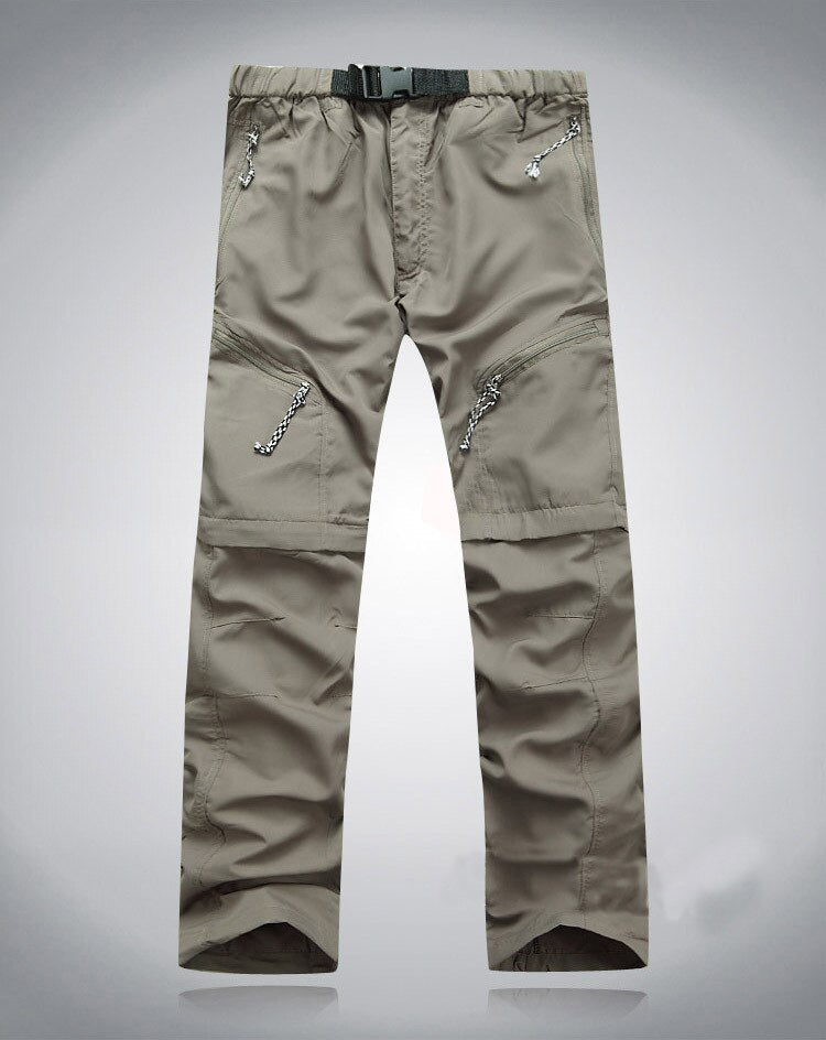 Robust 2-in-1 outdoor trousers for men
