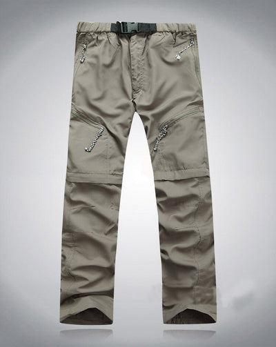 Robust 2-in-1 outdoor trousers for men