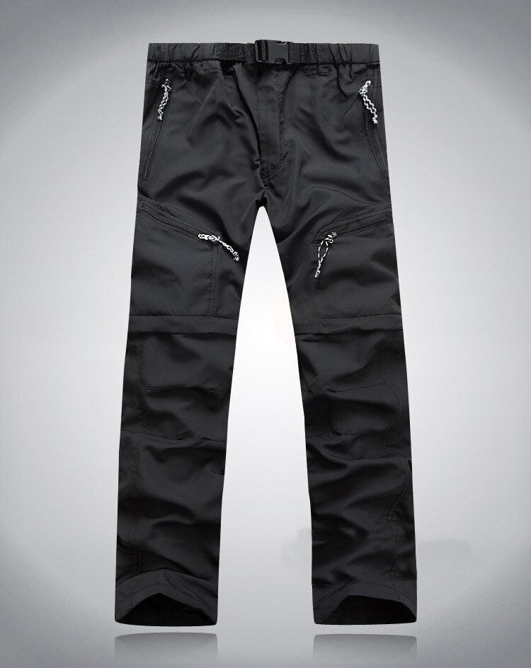 Robust 2-in-1 outdoor trousers for men