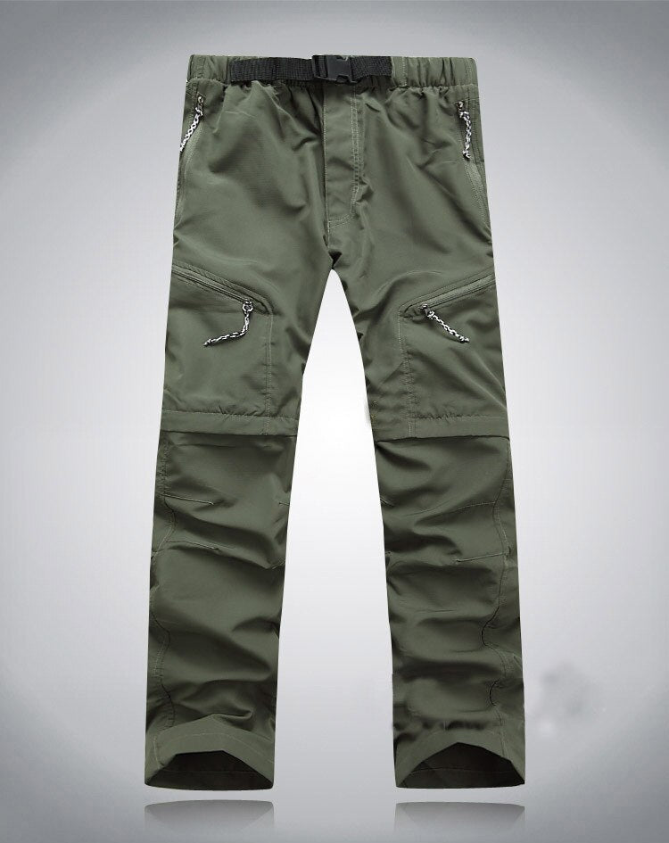 Robust 2-in-1 outdoor trousers for men