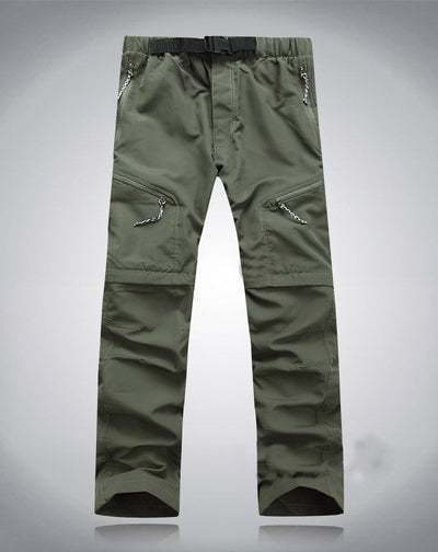 Robust 2-in-1 outdoor trousers for men
