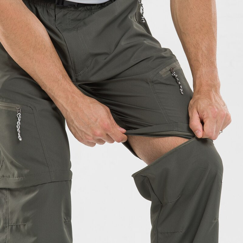 Robust 2-in-1 outdoor trousers for men