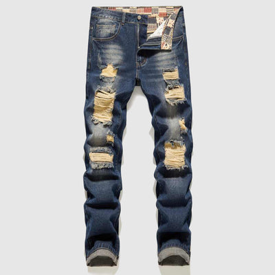 Men's Ripped Denim Jeans - Dorian