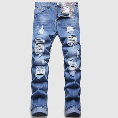 Men's Ripped Denim Jeans - Dorian