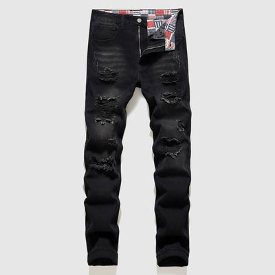Men's Ripped Denim Jeans - Dorian