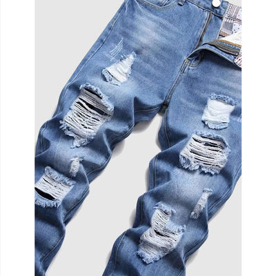 Men's Ripped Denim Jeans - Dorian